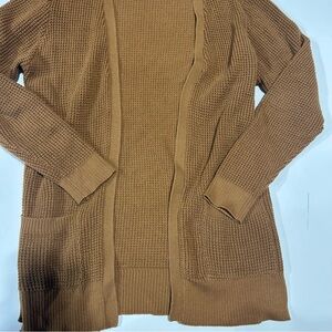 Carbon brown knit cardigan, size M